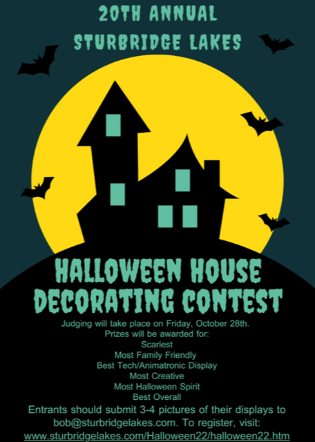 Green Haunted House Halloween Party Flyer (1)